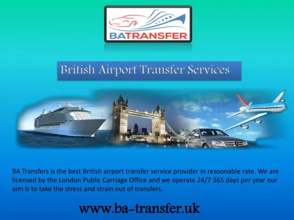Pick Your British Airport Transfer Services