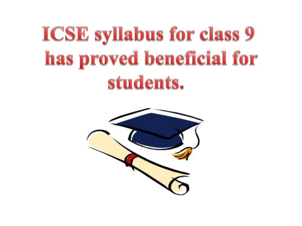 ICSE syllabus for class 9 at Genextstudents.com