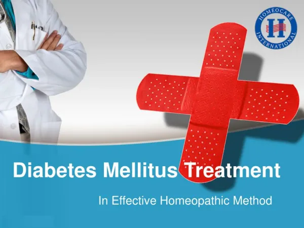 Diabetes Treatment in Effective Homeopathic Method