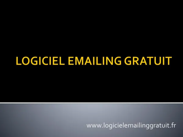 Logiciel Emailing Gratuit - Mailjet Avis