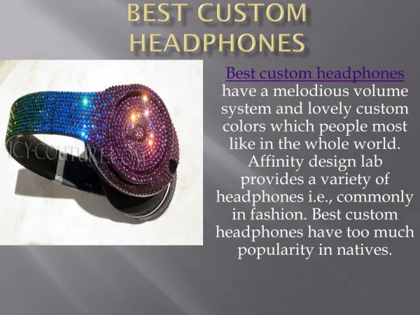 Museum headphones