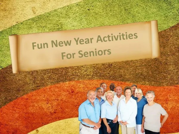 Fun New Year Activities For Seniors