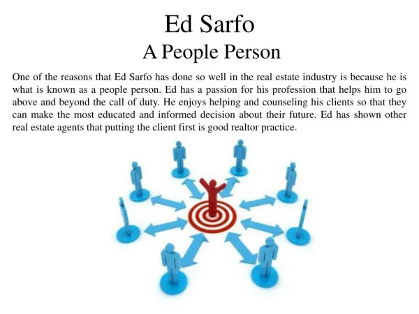 Ed Sarfo A People Person