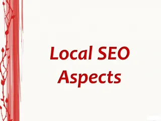 Local SEO Aspects - slide 1