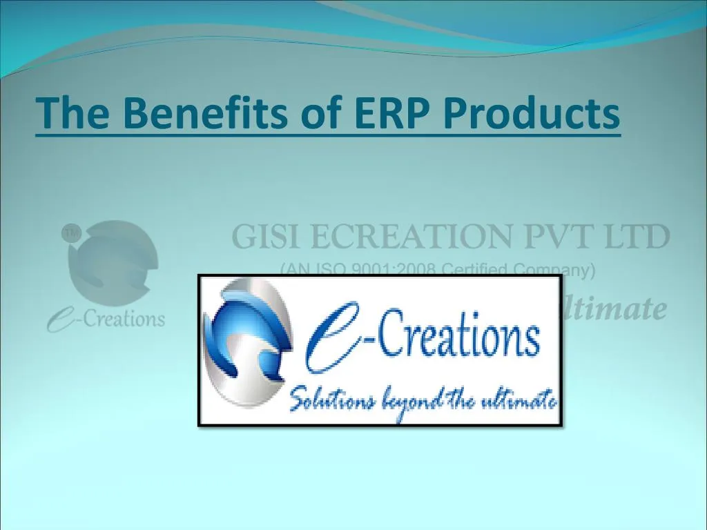 the benefits of erp products