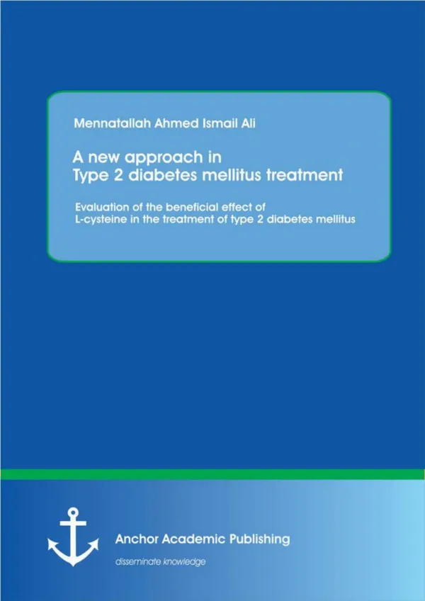 Diabetes Ebook: A new approach in type 2 diabetes mellitus treatment
