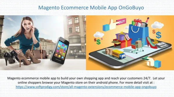 Magento Ecommerce Mobile App OnGoBuyo