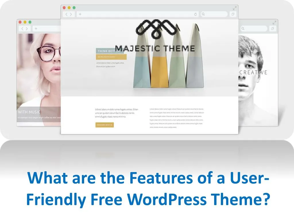 what are the features of a user friendly free wordpress theme