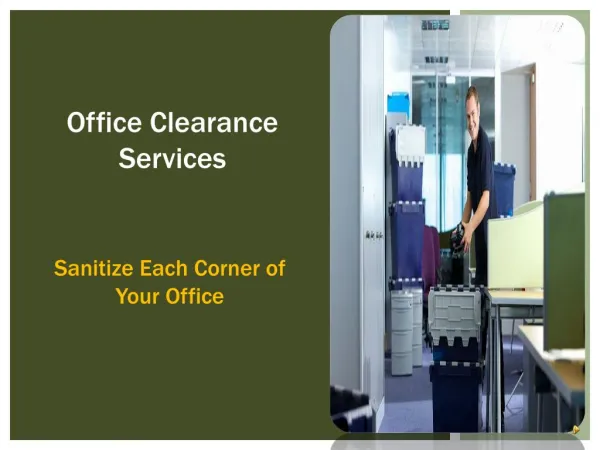 Eco-Friendly Office Clearance Services