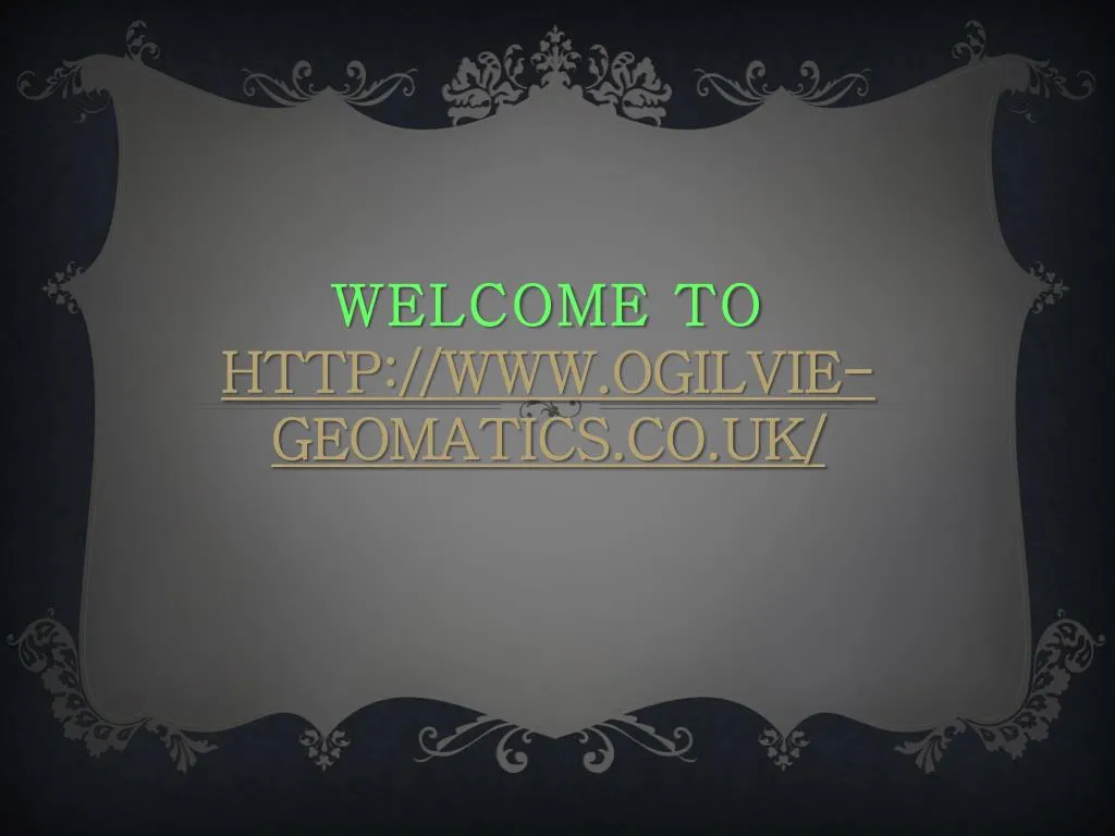welcome to http www ogilvie geomatics co uk