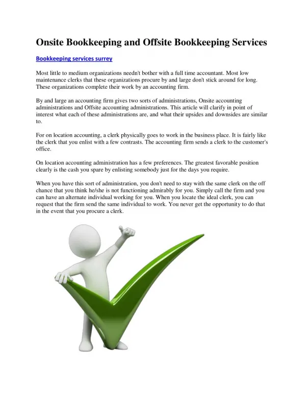 Bookkeeping Surrey Payroll Solutions
