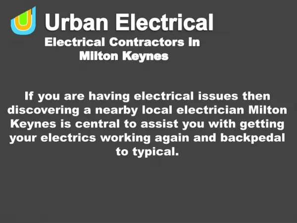 Electrical Contractors: The Urban Electrical