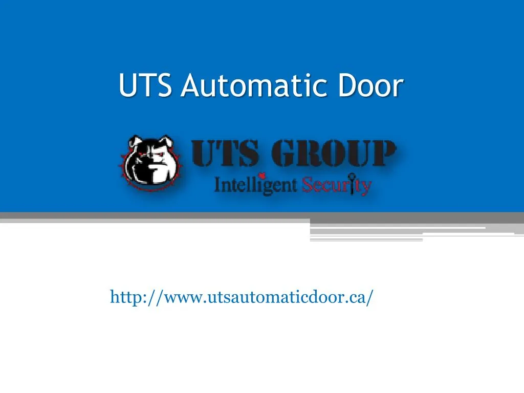 uts automatic door