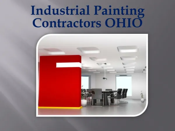 Industrial Painting Contractors OHIO