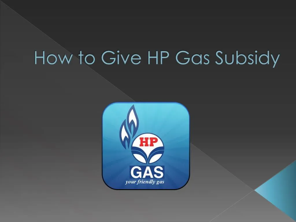 how to give hp gas subsidy