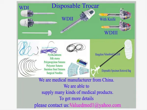 Medical supplier from China