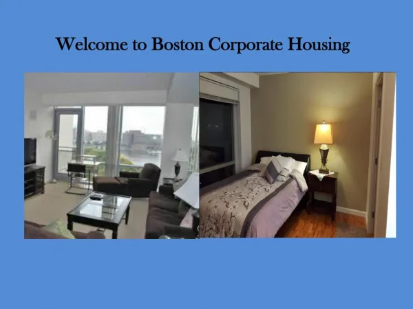 Furnished Apartment to Rent in Boston