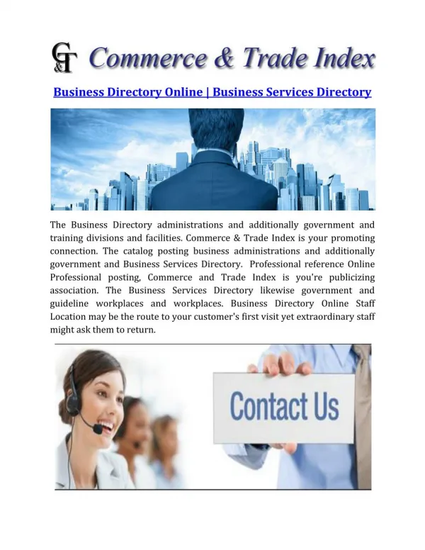 Business Directory Online | Business Services Directory