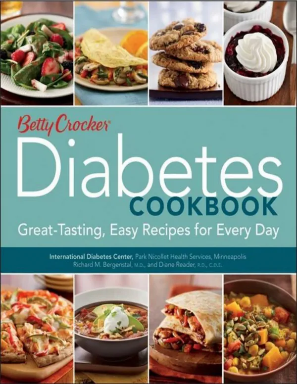 Diabetes Ebook: Betty crocker diabetes cookbook great tasting, easy recipes for every day (betty crocker cooking)