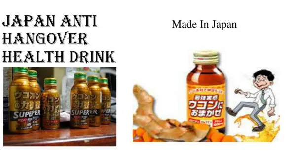 Japan Anti Hangover Health Drink