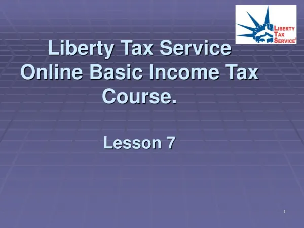 liberty tax basic tax lesson 7