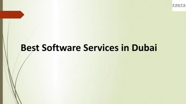 Best Software Services in Dubai