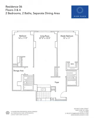 2 Bedroom NYC Apartment - Residence 06 Floor 03-04