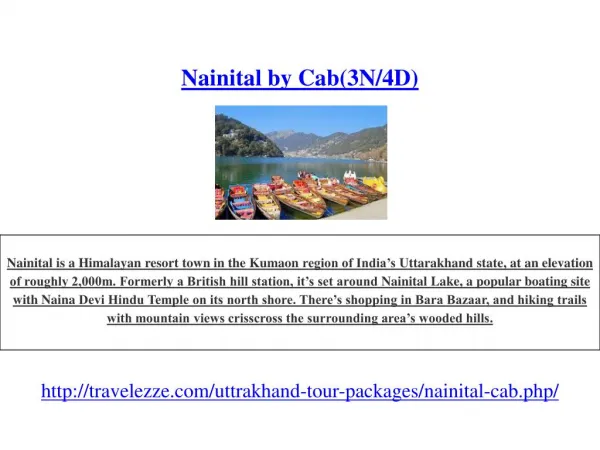 Nainital by Cab(3N/4D)