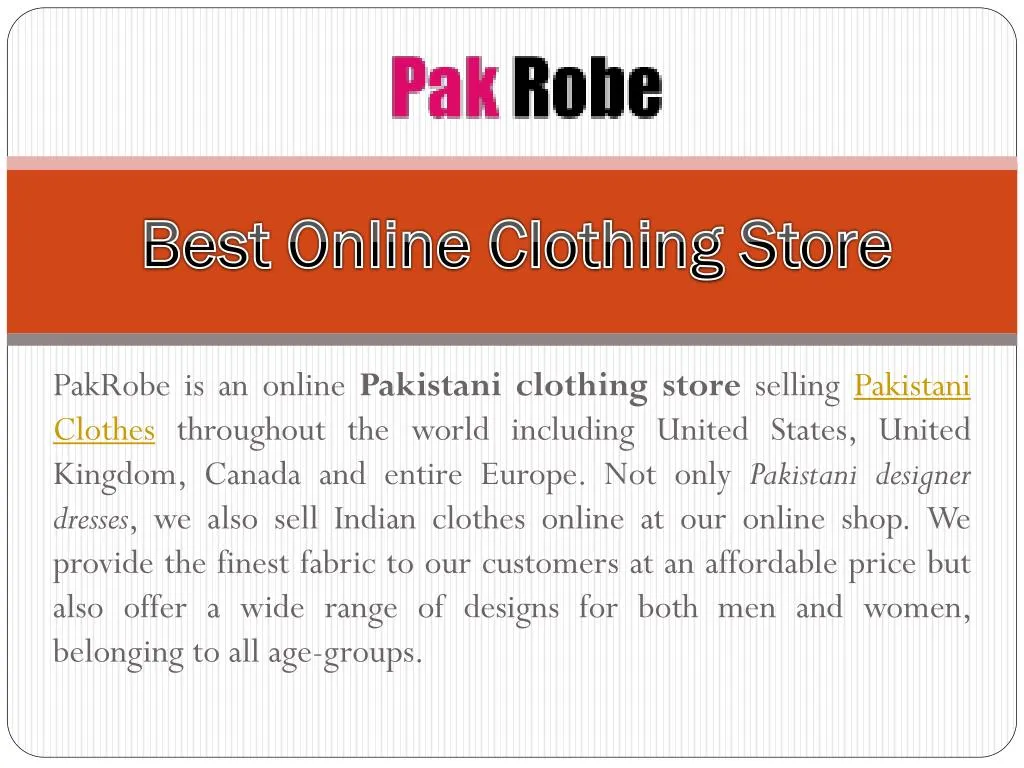 best online clothing store