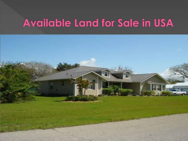 USA land for sale