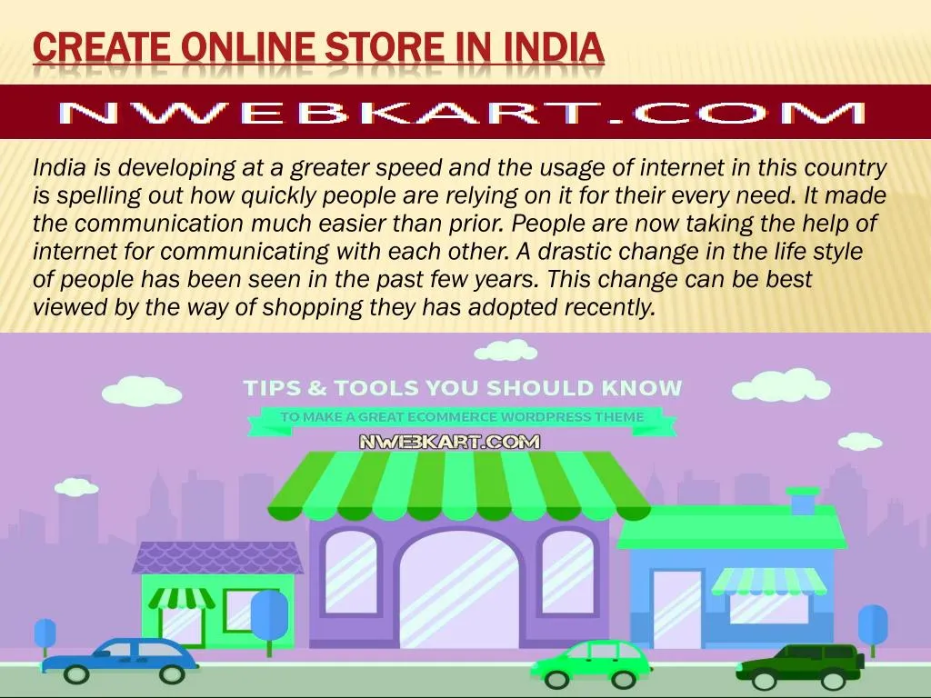 create online store in india