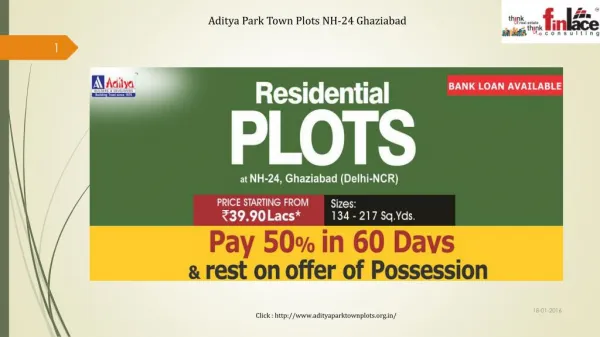 Aditya Park Town Plots NH-24 Ghaziabad @ 91-9560090108
