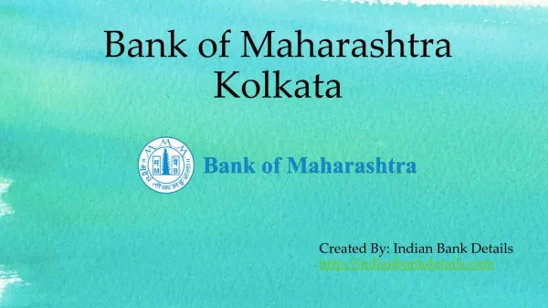 MICR code for Bank of Maharashtra Kolkata