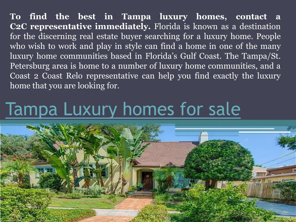 tampa luxury homes for sale