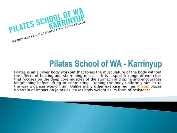 Best Pilates Classes in Perth