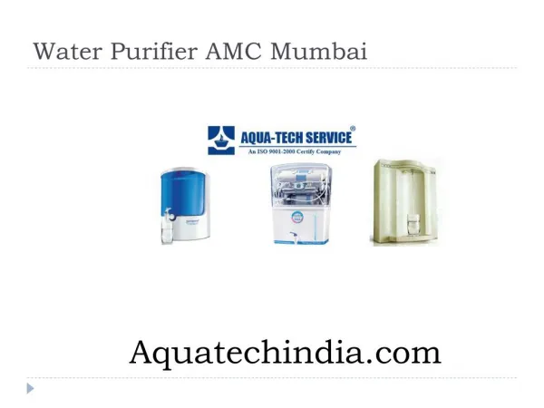 Water Purifier AMC Mumbai