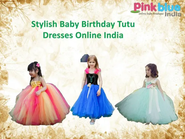 Exclusive Designer Baby Birthday Tutu Dresses for Toddlers