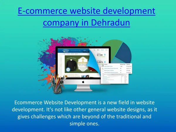 E-commerce website development company in Dehradun