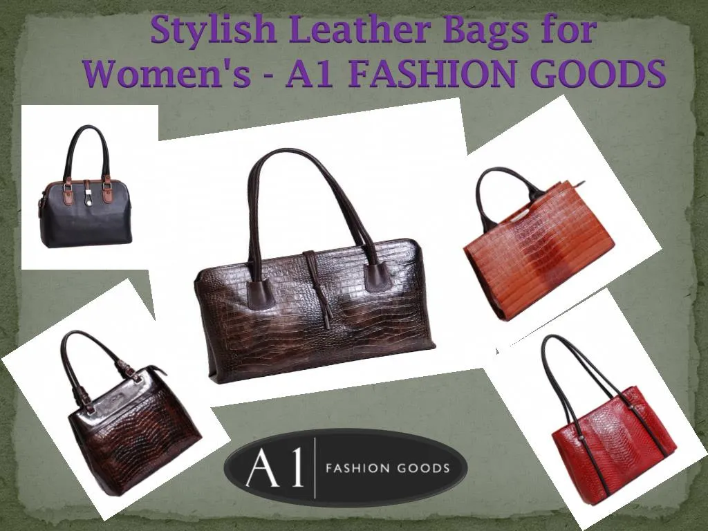 stylish leather bags for women s a1 fashion goods