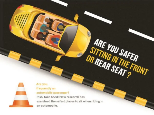 Are you safer sitting in the front or rear seat?
