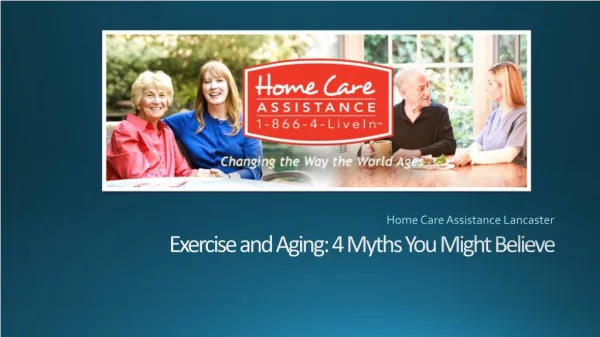 Exercise and Aging: 4 Myths You Might Believe