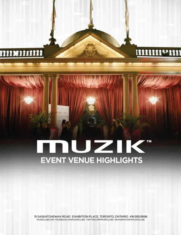 Muzik Clubs event venue highlights