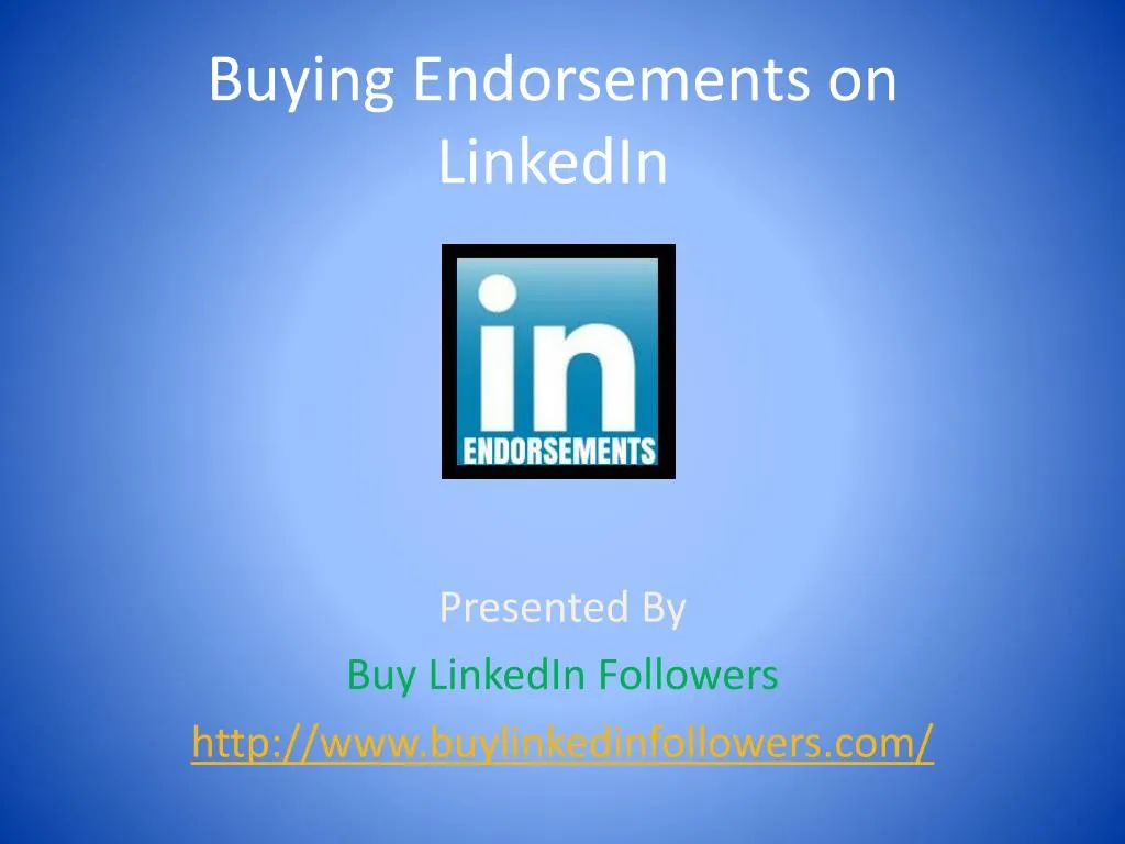 buying endorsements on linkedin