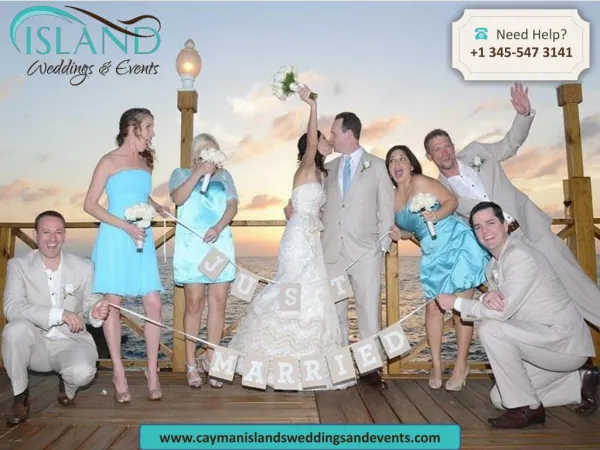 Let us help you in planning a perfect barefoot beach wedding in Cayman