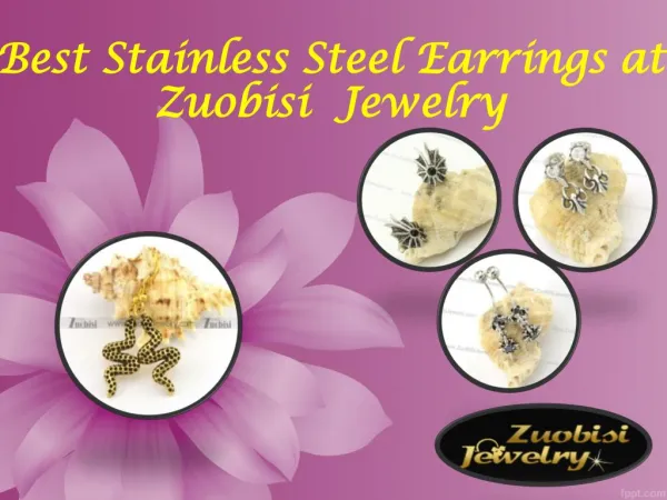 Best Stainless Steel Earrings at Zuobisi Jewelry