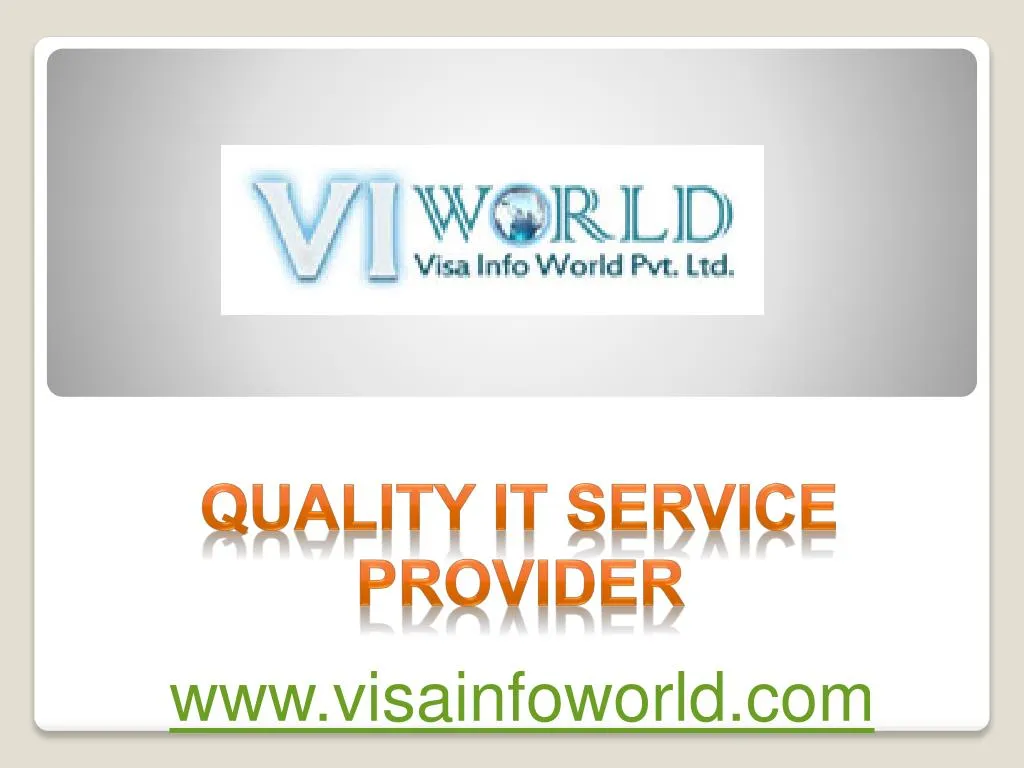 quality it service provider