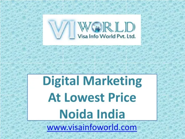 digital marketing a t lowest price noida india