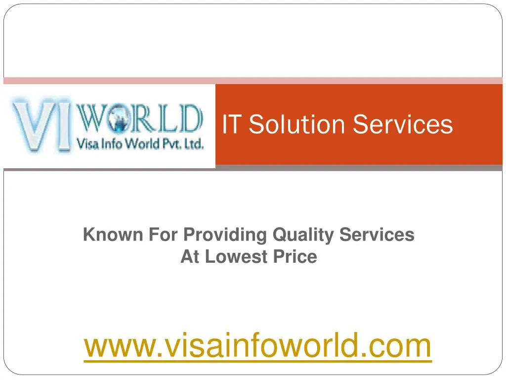 it solution services