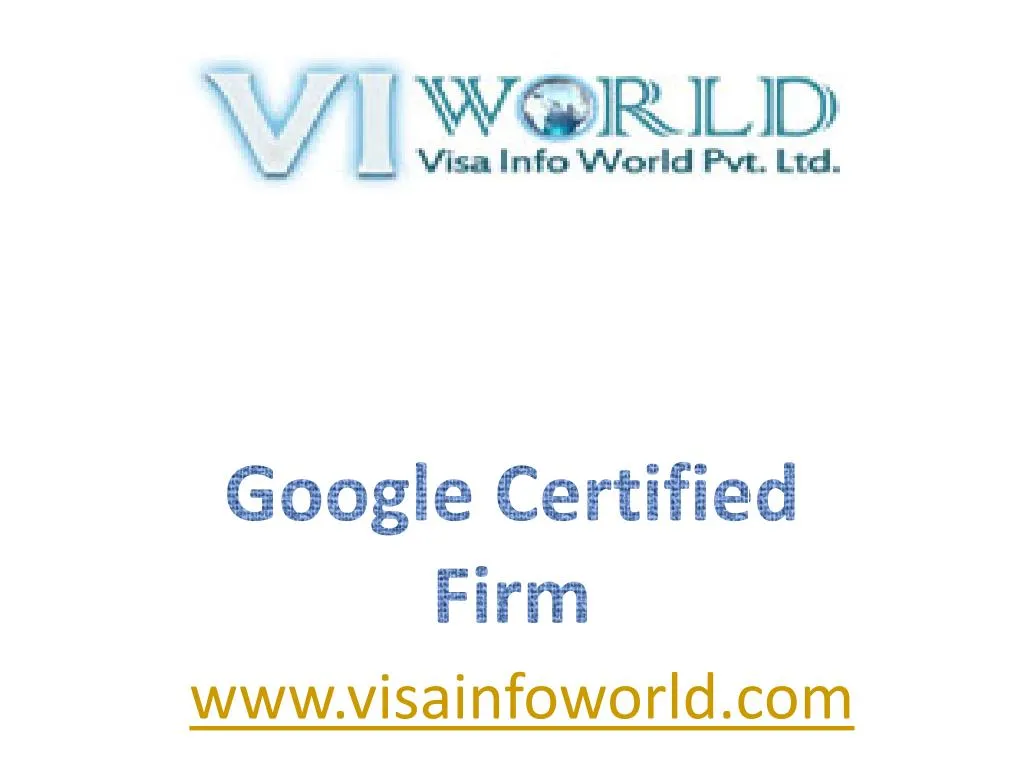 google certified firm