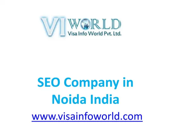 Website Development Company in Noida India-visainfoworld.com
